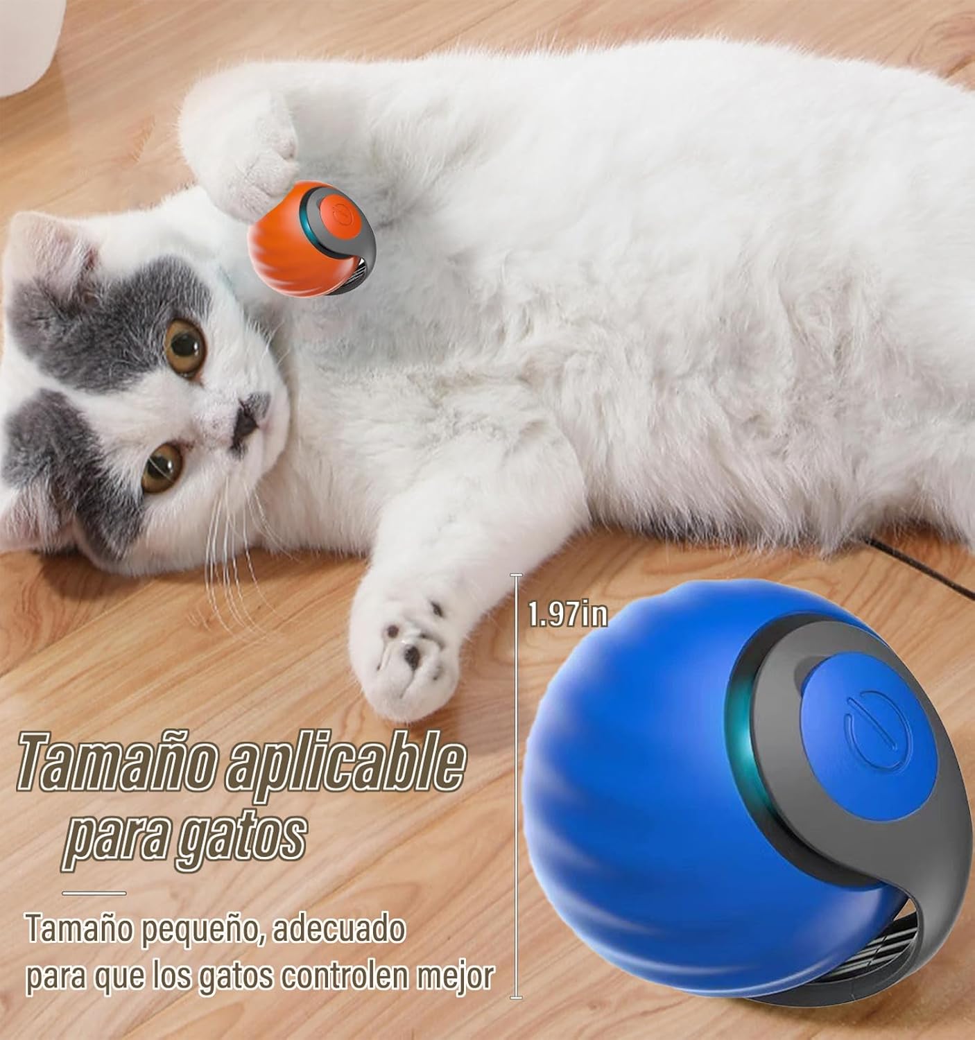 Set de 2 Pelotas Interactivas para Gatos – ¡Diversión sin fin! 🐱✨