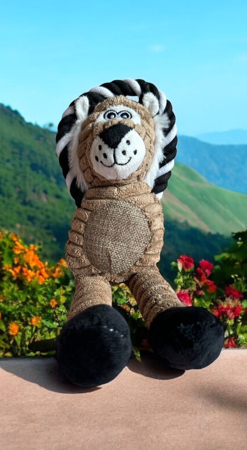 Juguete para Mascota en Forma de Tigre - Chirriante y Suave