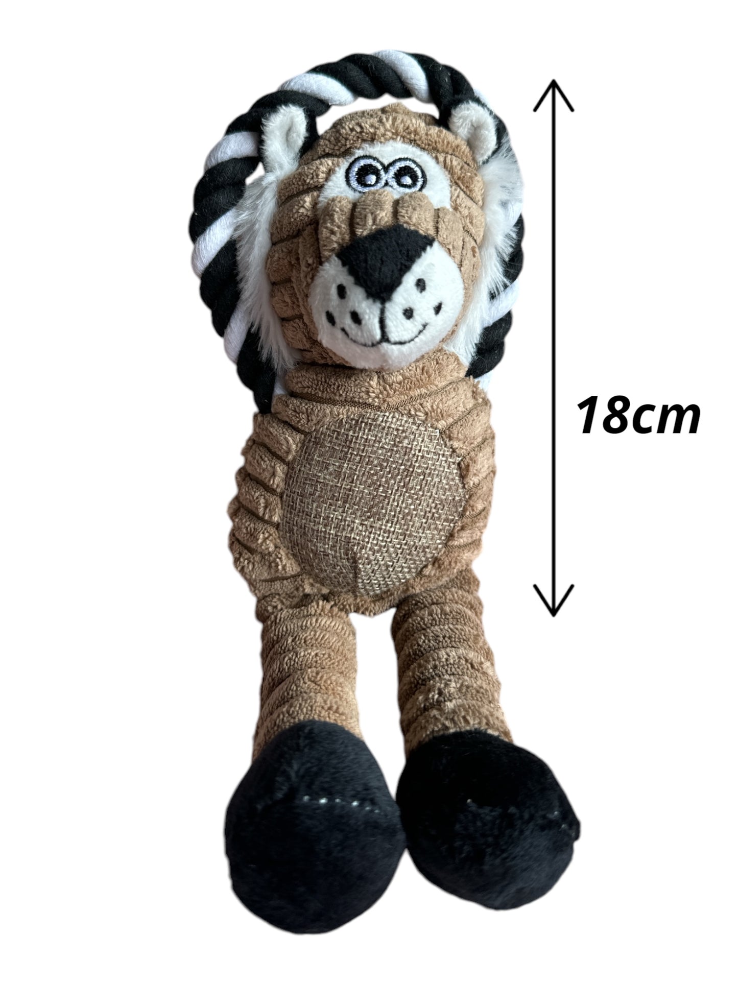 Juguete para Mascota en Forma de Tigre - Chirriante y Suave