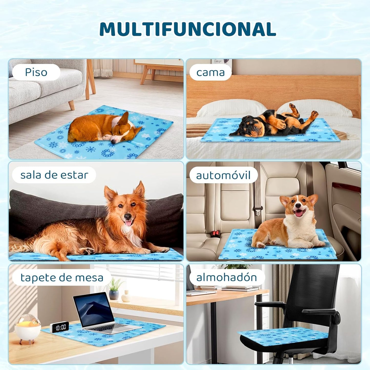 Tapete Refrescante para Perros – Alfombrilla de Enfriamiento Ideal para el Verano