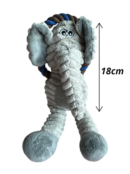 Juguete para Mascota en Forma de Elefante - Chirriante y Suave